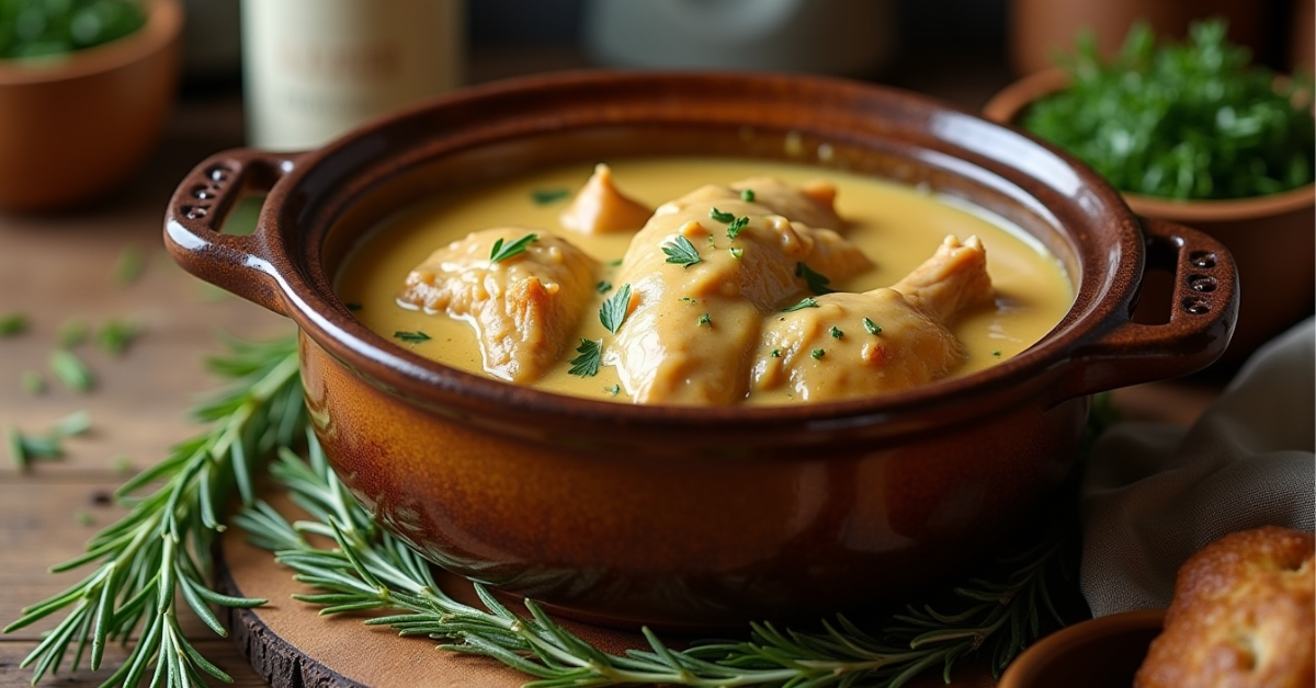 crockpot chicken and gravy