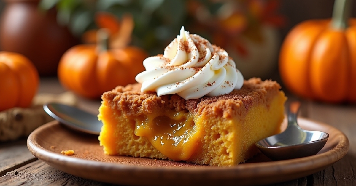 pumpkin dump cake