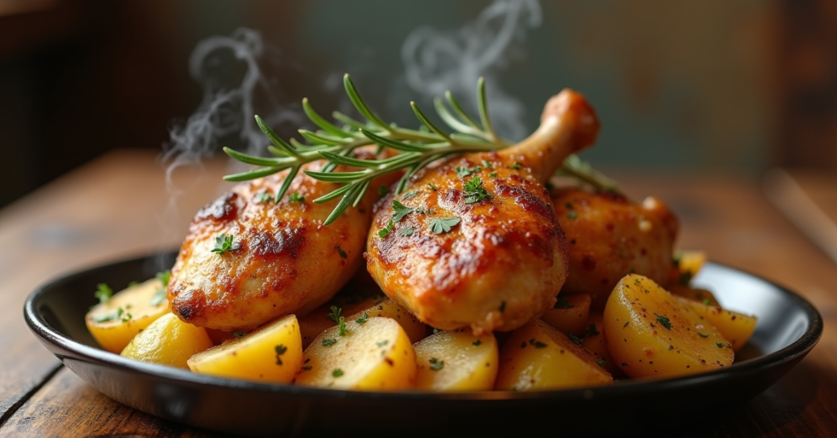 slow cooker chicken and potatoes